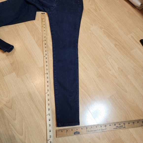 J Brand Natasha Sky High Skinny Jeans Stretch Denim Size 29 Bluebird Darkwash - Picture 11 of 16